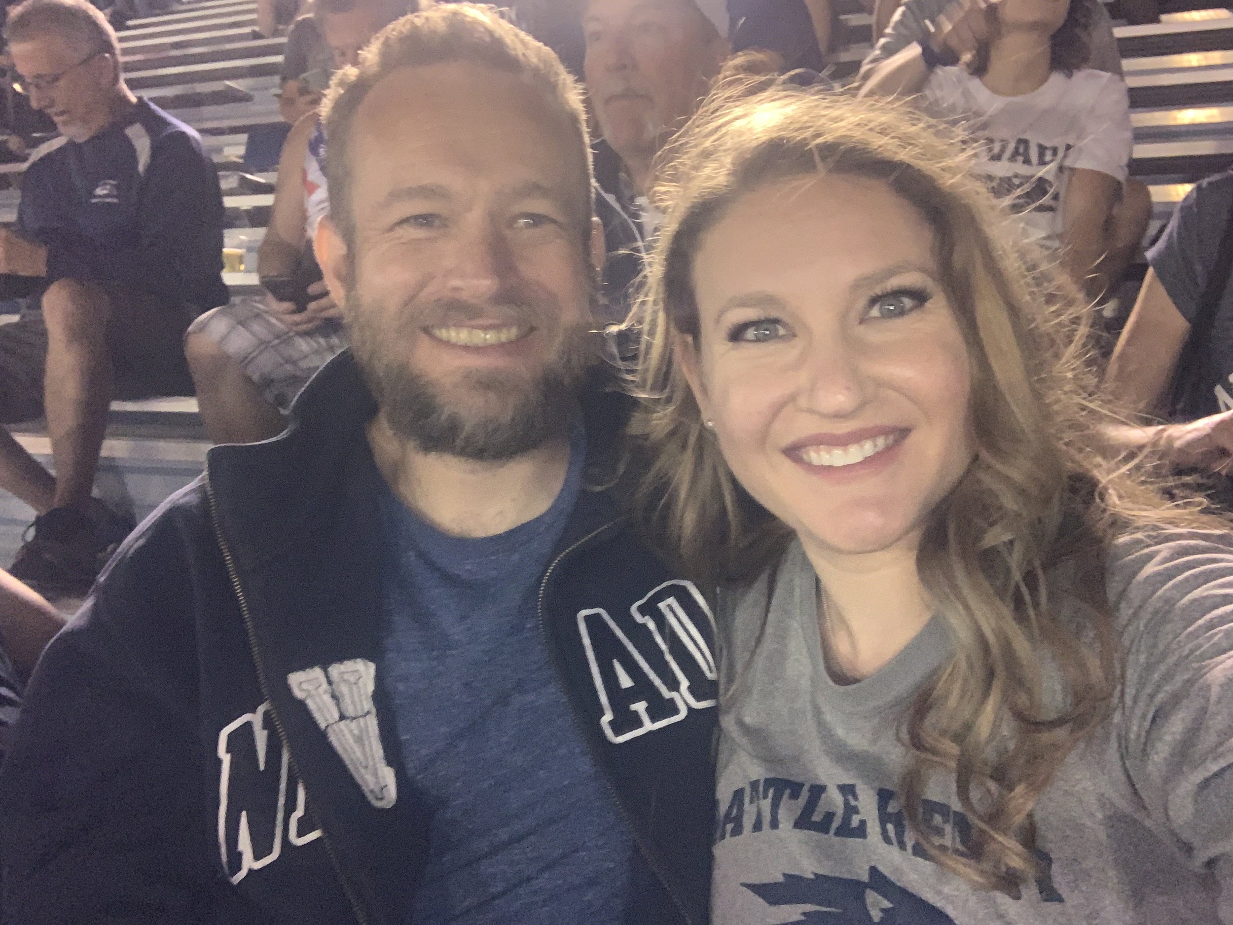 A warm wolf pack football game
